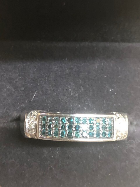 Diamond ring designer Multiple Diamonds preowned … - image 4