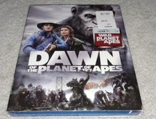 Dawn of the Planet of the Apes (Blu-ray Disc, Digital, 2017) with slipcover New