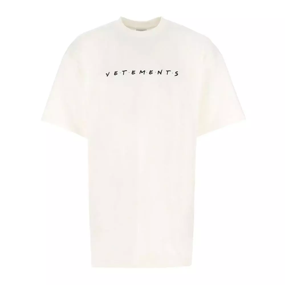 Vetements Unisex 'Friends' Cotton T-Shirt White | eBay