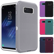 For Samsung Galaxy S8/S8 Plus Shockproof Heavy Duty Hybrid Hard Phone Case Cover