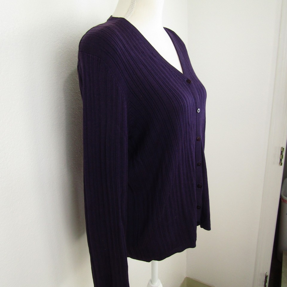 Josephine Chaus Shirt Top Blouse Sweater Cardigan Button Up Womens XL