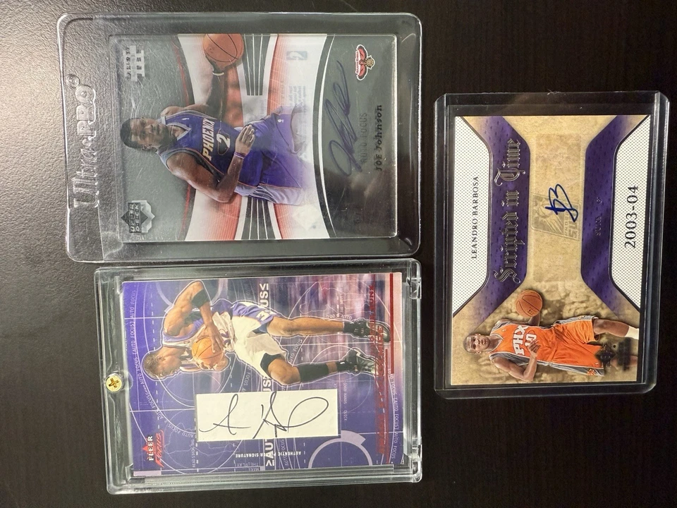 03-04 Fleer Focus Auto /100 Amare Stoudemire, Joe Johnson Auto Focus & Barbosa - Изображение 3 из 4