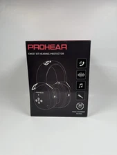 PROHEAR EM037 Bluetooth Hearing Protector Headphones w/ Mic & Carry Bag-30dB SNR