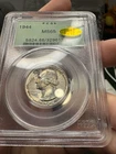 1944 P Washington Silver Quarter PCGS MS65 OGH Gold Cac (Cac Gold)