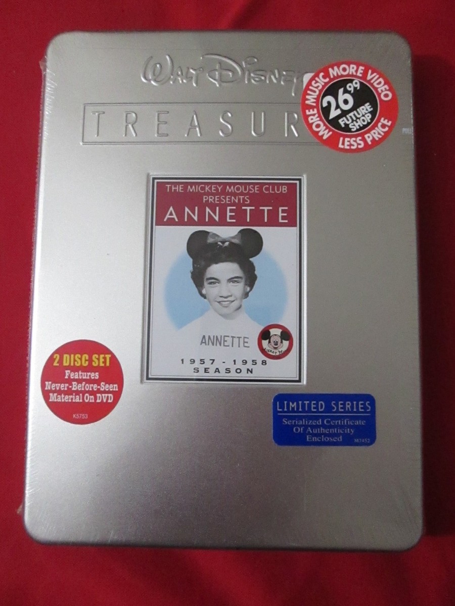 Walt Disney Treasures: Annette - 1957/1958 Season (DVD, 2008