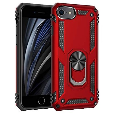 for iPhone SE 3/2 Case, Red, 4.7 Inch
