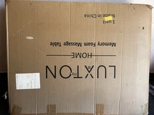 Luxton Home Premium Memory Foam Massage Table - Easy Set Up - Foldable, Portable