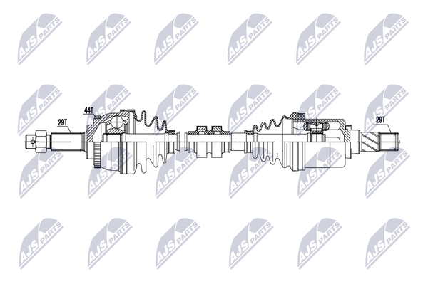 NTY Antriebswelle NPW-NS-197 Passend FüR Nissan-image