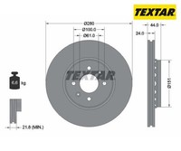 2 St. Bremsscheibe Pro Textar 92254603 FüR Renault Megane Ii