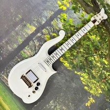 White Prince JB Style 6Strings Electric Guitar Gold Hardware Arrows Inlay F/S