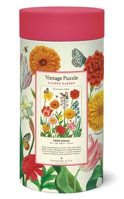 Flower Garden  ~ Cavallini 1000pc Jigsaw Puzzle