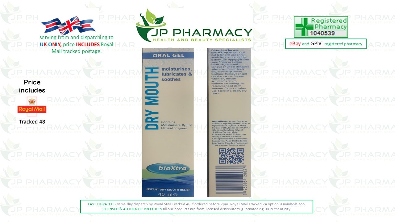 BioXtra Dry Mouth Oral Gel 40ml x 6 - Image 2