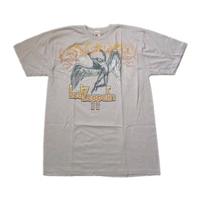 Vintage Led Zeppelin T Shirt Men Extra Large Beige Angel Icarus Zoso Deadstock