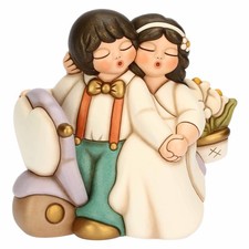 Thun - Sposini in ceramica su moto con fiori, maxi | Rohome