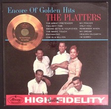 THE PLATTERS ENCORE OF GOLDEN HITS MERCURY RECORDS VINYL LP 230-89