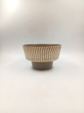 Coupe Cache Pot Céramique Scarifiée Striée Pieter Groeneveldt Vintage Années 60 