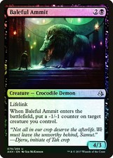Baleful Ammit FOIL Amonkhet PLD Black Uncommon MAGIC GATHERING CARD ABUGames