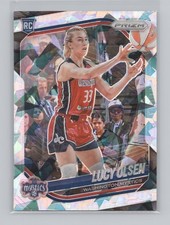 Lucy Olsen 2025 Panini Prizm WNBA #104 Ice Prizms Washington Mystics