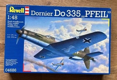 Revell Nr. 04686 Dornier Do 335 ''Pfeil'' Maßstab 1:48 mit zusätzl. Fotoätzteilen