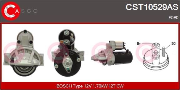 Casco CST10529AS Anlasser Starter FüR Ford-image
