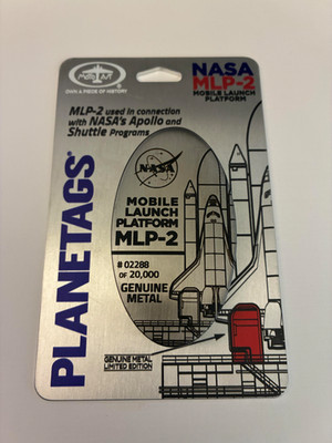 MotoArt Planetags NASA MLP-2 MOBILE LAUNCH PLATFORM RARE PlaneTag
