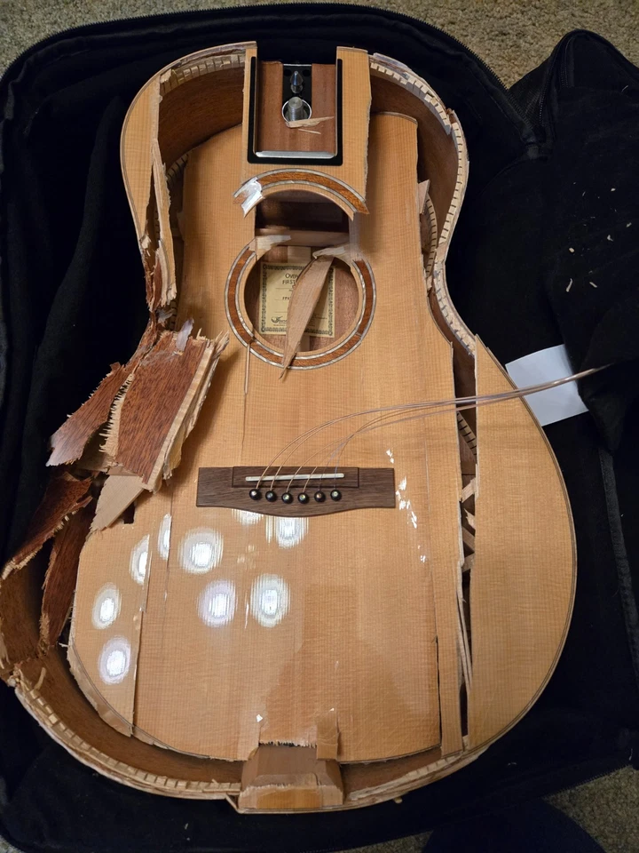 Journey Overhead Primera Clase FP412 - Sitka Sólida/Caoba Africana - Bien Usado Foto 3 de 4