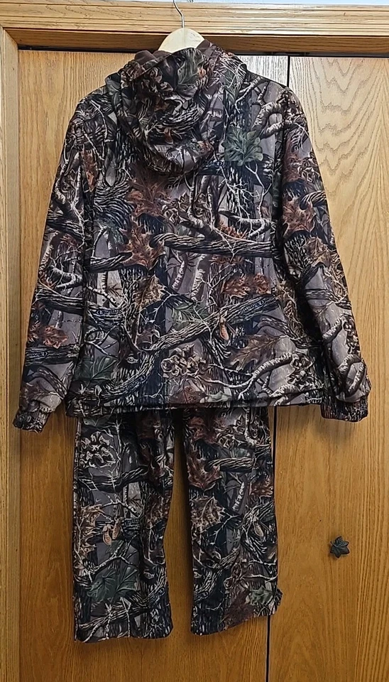 Men's Cabela's Dry Plus Mossy Oak Seclusion 3D Hooded Jacket Pant set EUC Mens L - Image 4 of 4