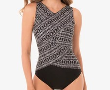 Miraclesuit Brio Women's Swimsuit Size 8 Incan Silver Brio Underwire One-Piece