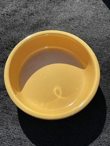VINTAGE  Yellow FIESTA Relish Tray CENTER INSERT - FIESTAWARE