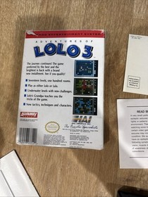 Adventures of Lolo 3 Nintendo (NES) Game Complete in Box (CIB) Authentic Tested