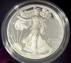 1991 S Proof Silver American Eagle w/ Box & COA🔥🔥🔥🔥🔥