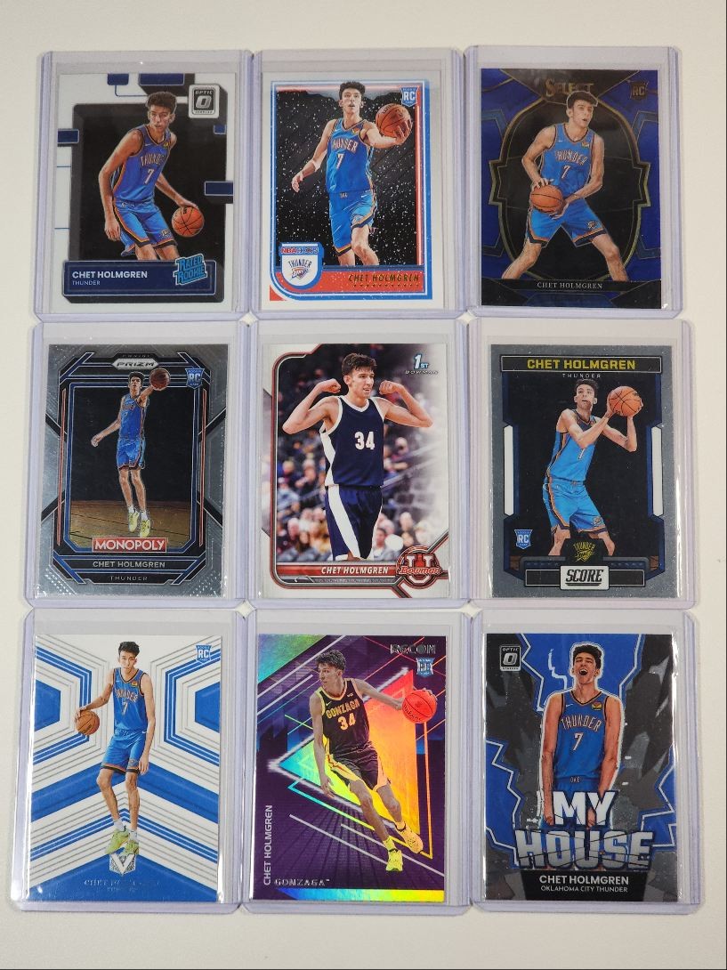 [9] CHET HOLMGREN 2022-23 SELECT CONCOURSE ROOKIE RC Q3641