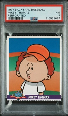 1997 BACKYARD BB PERFORATED MIKEY THOMAS PSA 7 | eBay