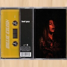 YELLOW CASSETTE---- BILLIE EILISH bad guy TAPE Single           0204