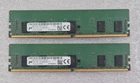 [LOT 2] Micron 8GB 1RX8 PC4-2666V DDR4 MTA9ASF1G72PZ-2G6D1QI Server Memory RAM