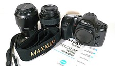 Minolta Maxxum 400si Autofocus SLR , with xi 28-80mm  xi 80-200mm lens  manual