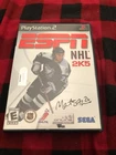 ESPN NHL 2K5 Sony Playstation 2 2004 Case Manual Disc Tested Great Authentic CIB