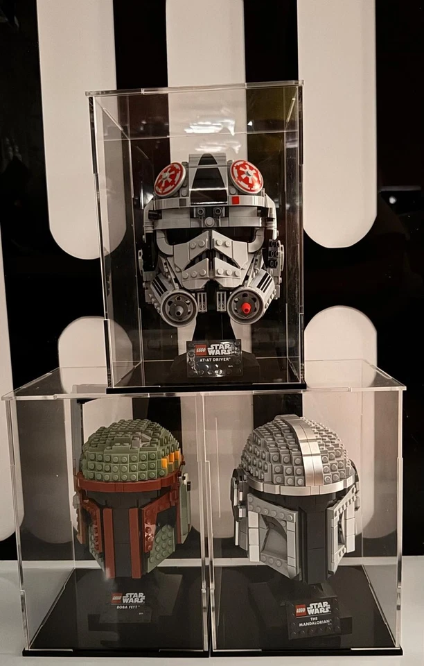 Cast Acrylic Perspex Display case for LEGO® Star Wars Or Marvel Helmet FITS ALL - Image 2 of 4