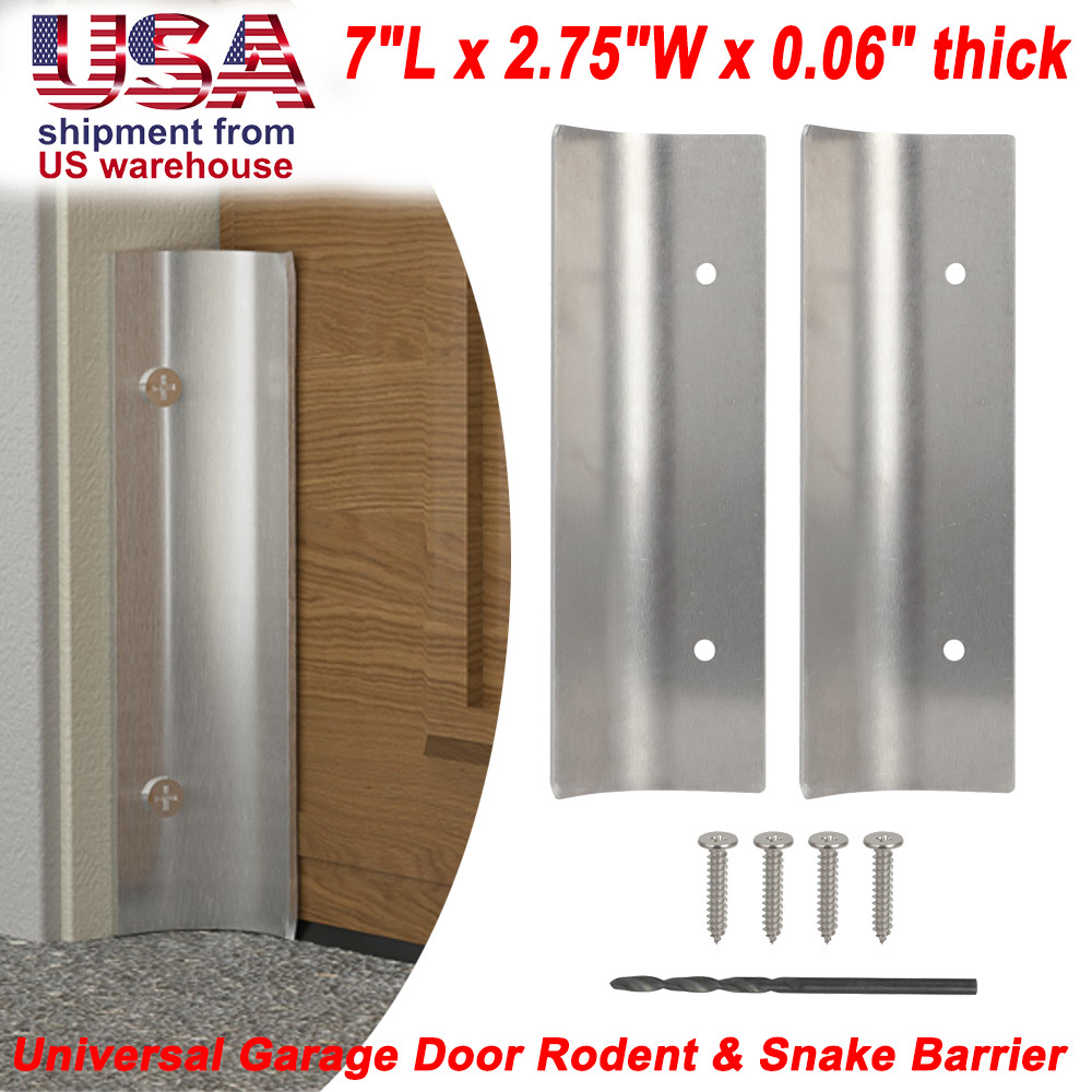 For Garage Door Corners Seals Rodent Snake Barrier, Aluminum Guard
