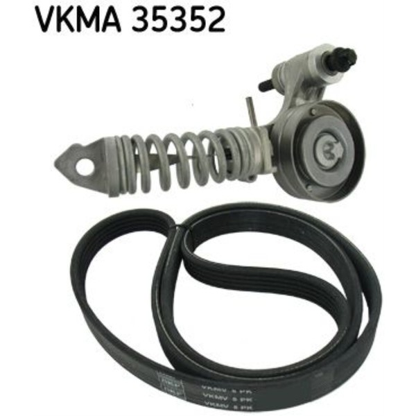 SKF Keilrippenriemensatz FüR Opel Astra J Caravan Meriva B GroßRaumlimousine S10-image