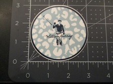 WILLIAM MURRAY Golf bill jaguar zissou life aquatic invisible STICKER decal T