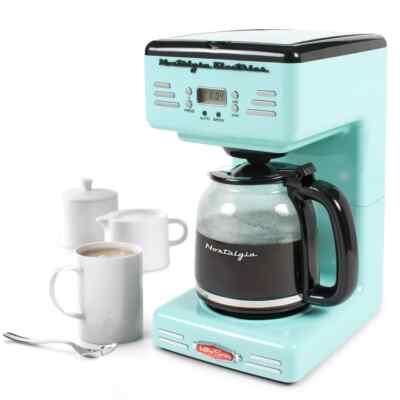 Nostalgia RCOF12AQ Retro 12-Cup Coffee Maker