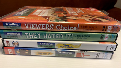 Trading Spaces DVDs - 4 Dvds - 2 New Sealed & 2 Open with Mint Discs Y2K TV