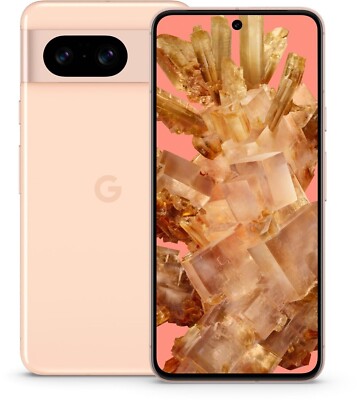 Google Pixel 8 Rosé 128 GB Android 5G 6,2'' 50 MP Dualkamera Tensor G3 USB-C OLED
