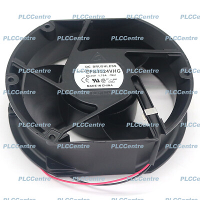 One Brand New Delta EFB1524VHG 24V 1.70A 2wire 15*17*5CM cooling Fan Free SHIP