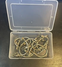 9/0 Swiveled Circle Hooks Lot Of 10 Heavy Duty Hooks