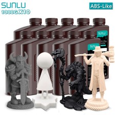 SUNLU 10KG Résine ABS-Like pour Imprimante 3D Resin Haute Précision LCD/SLA/DLP