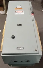 SQUARE D SIZE 3 NON-FUSED COMBINATION MOTOR STARTER 600 VAC 120V COIL 8536SE01