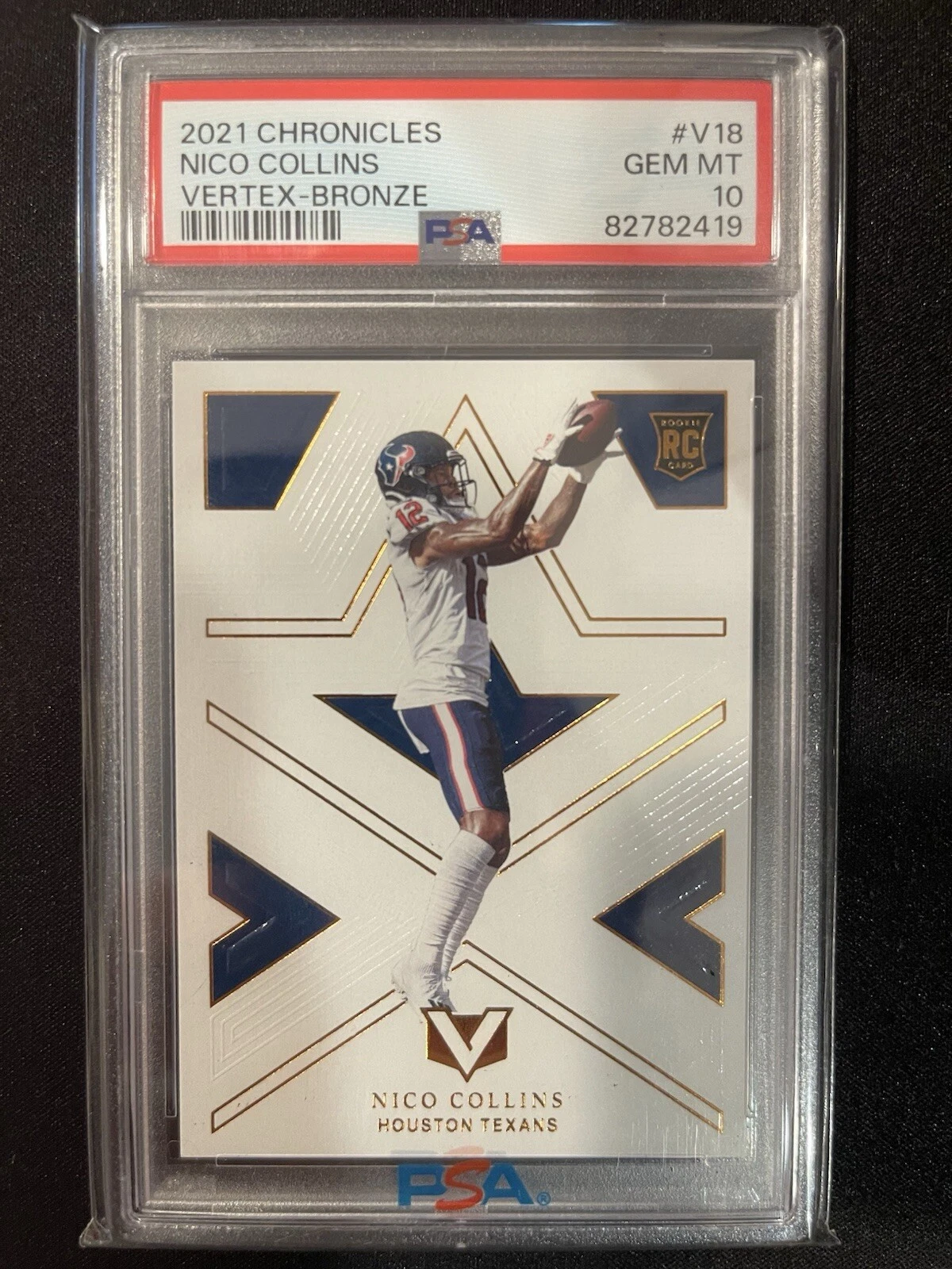 Nico Collins Panini Chronicles Vertex #V18 Bronze