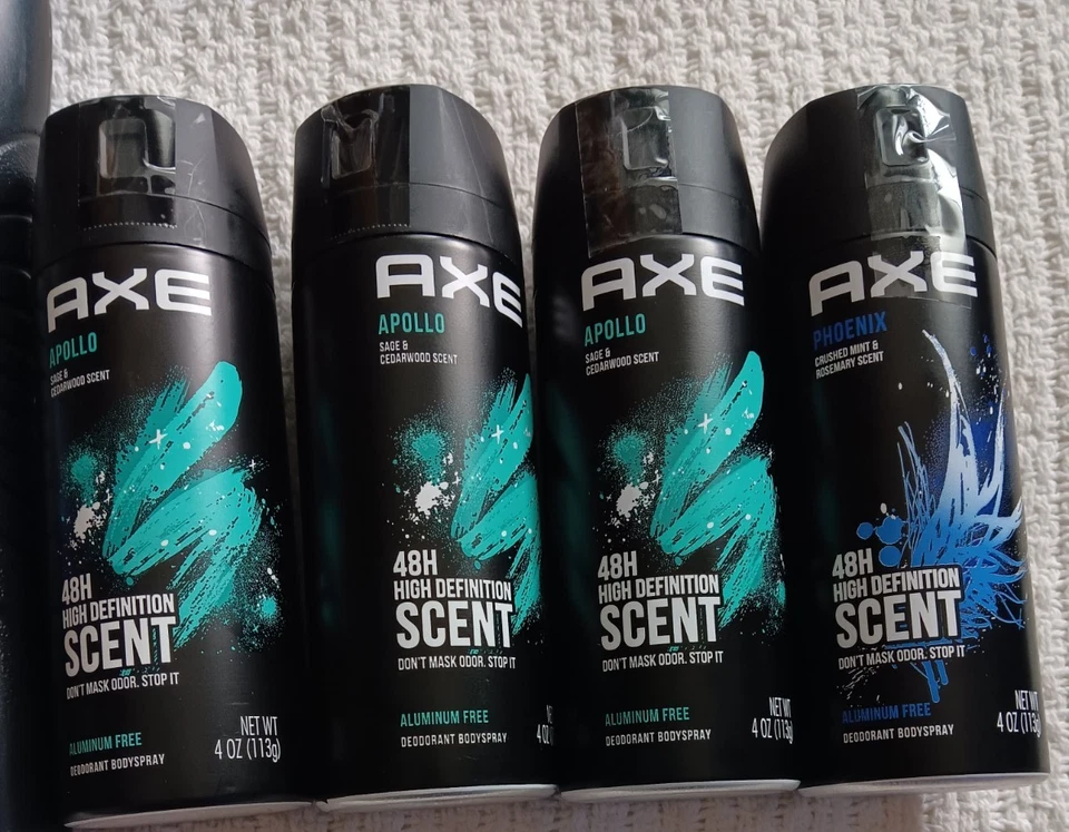 Axe спрей для тела и мытье тела лот товаров Apollo Phoenix черный 12 часов 48 часов защита от запаха - Изображение 3 из 4